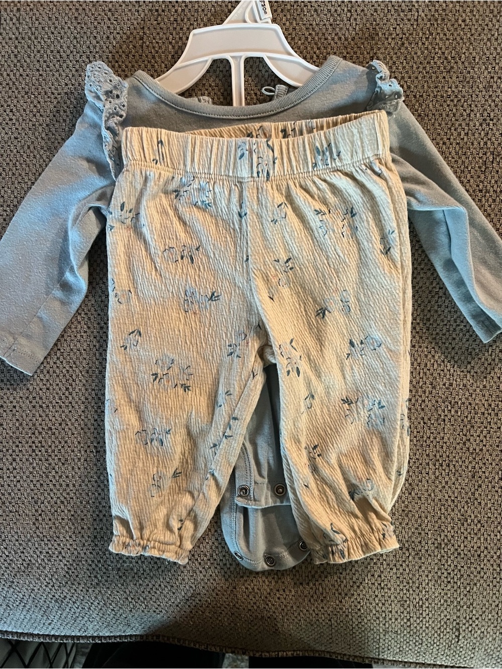 Carters Long-Sleeve Ruffle Set - Picture 3 of 3
